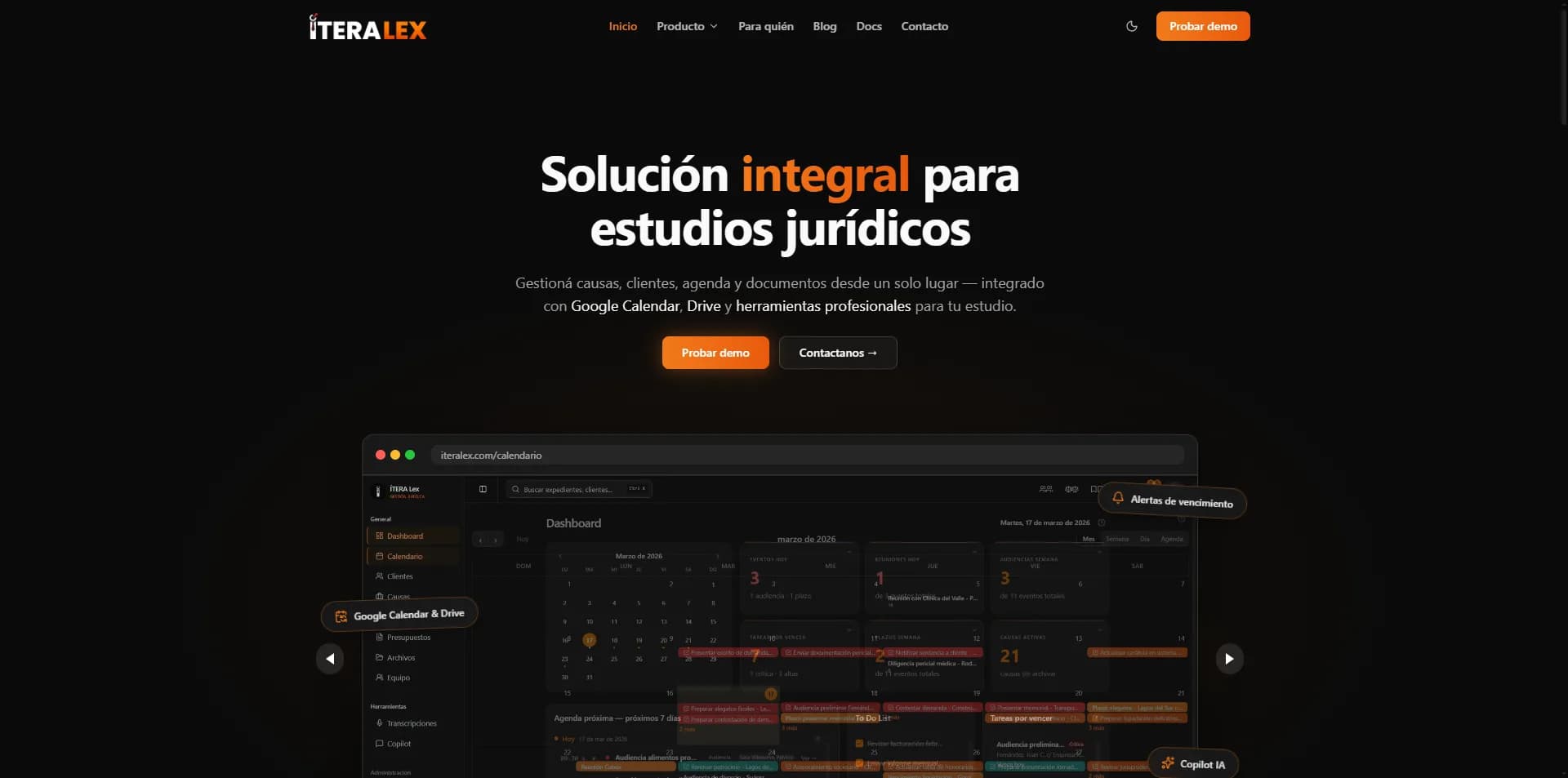 Proyectos ÍTERA