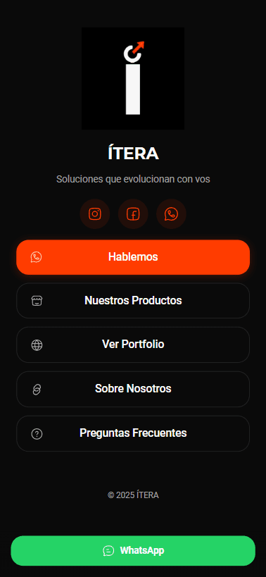 Proyectos ÍTERA mobile
